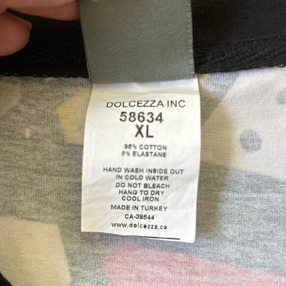 Simply Art by Dolcezza Abstract Dress color block paint XL graffiti DELK OMAHE - Picture 8 of 10